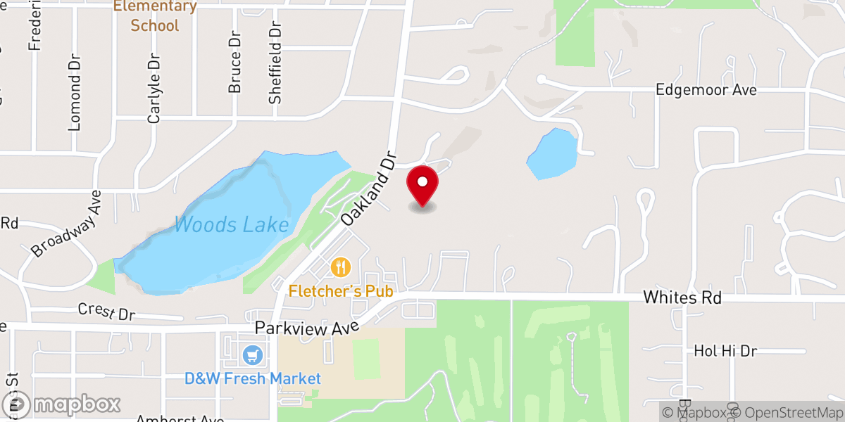 Map showing location of International Campus Ministry