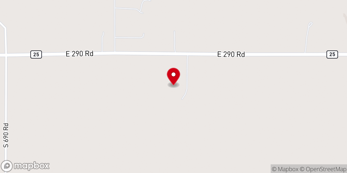 Map showing location of Grove Broadcasting Inc