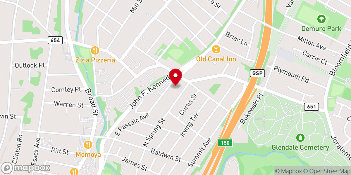 Map showing location of St Valentine's Roman Catholic Church