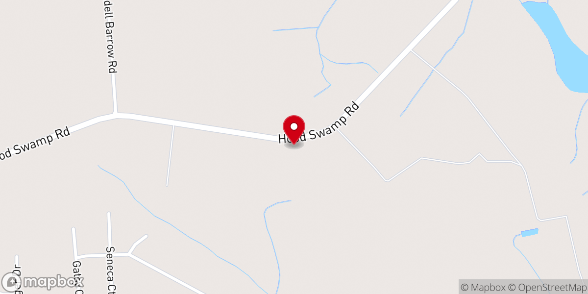 Map showing location of Bethel Fellowship Church
