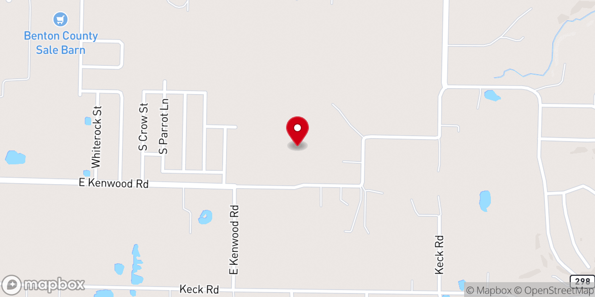 Map showing location of The Cypress Barn