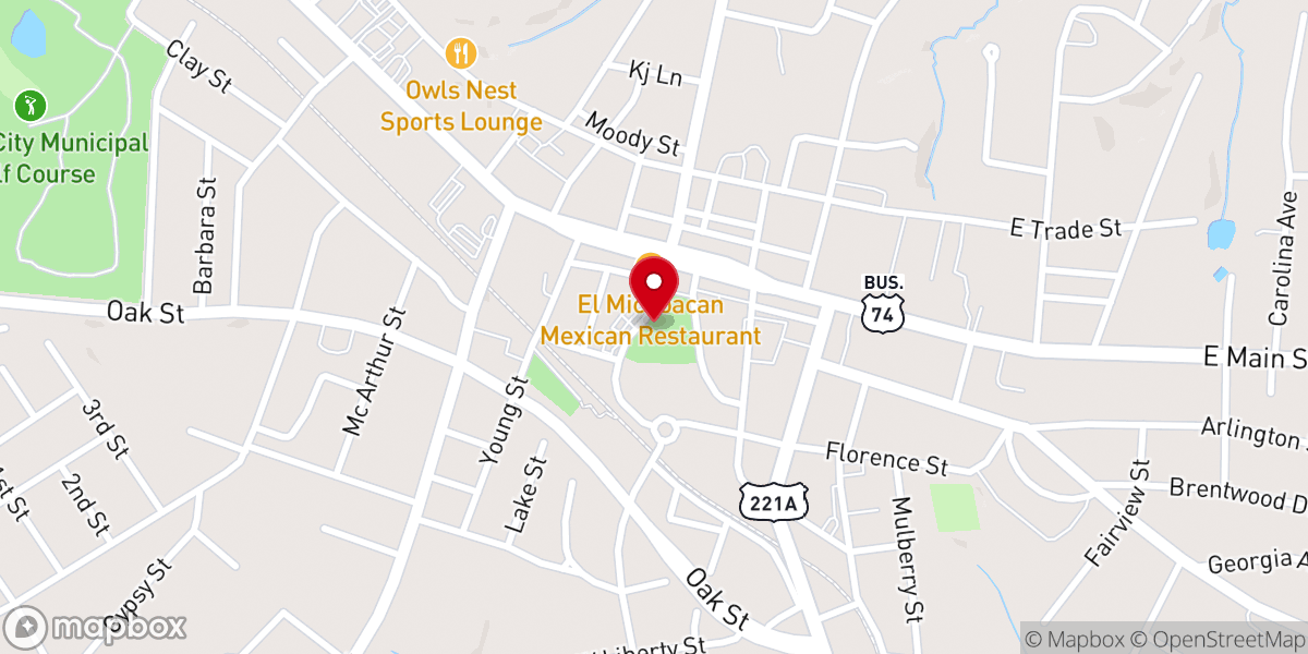 Map showing location of Forest City Pavilion On Park Square (POPS)
