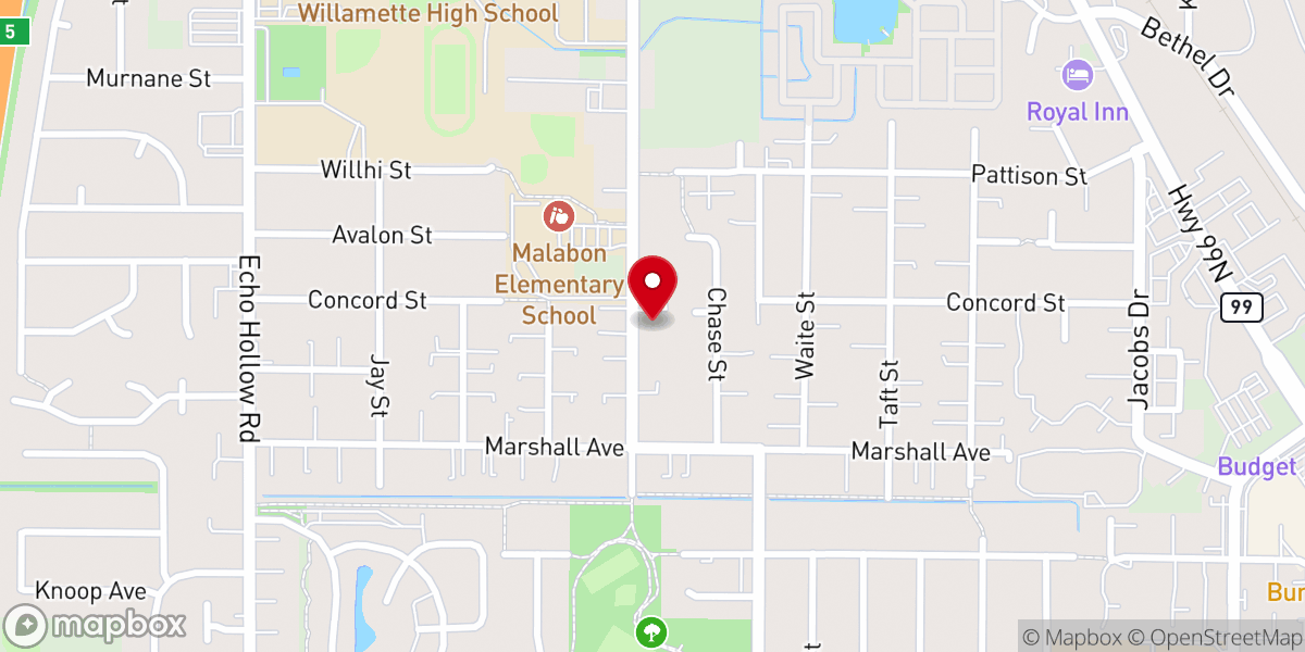 Map showing location of LifePoint Community Church