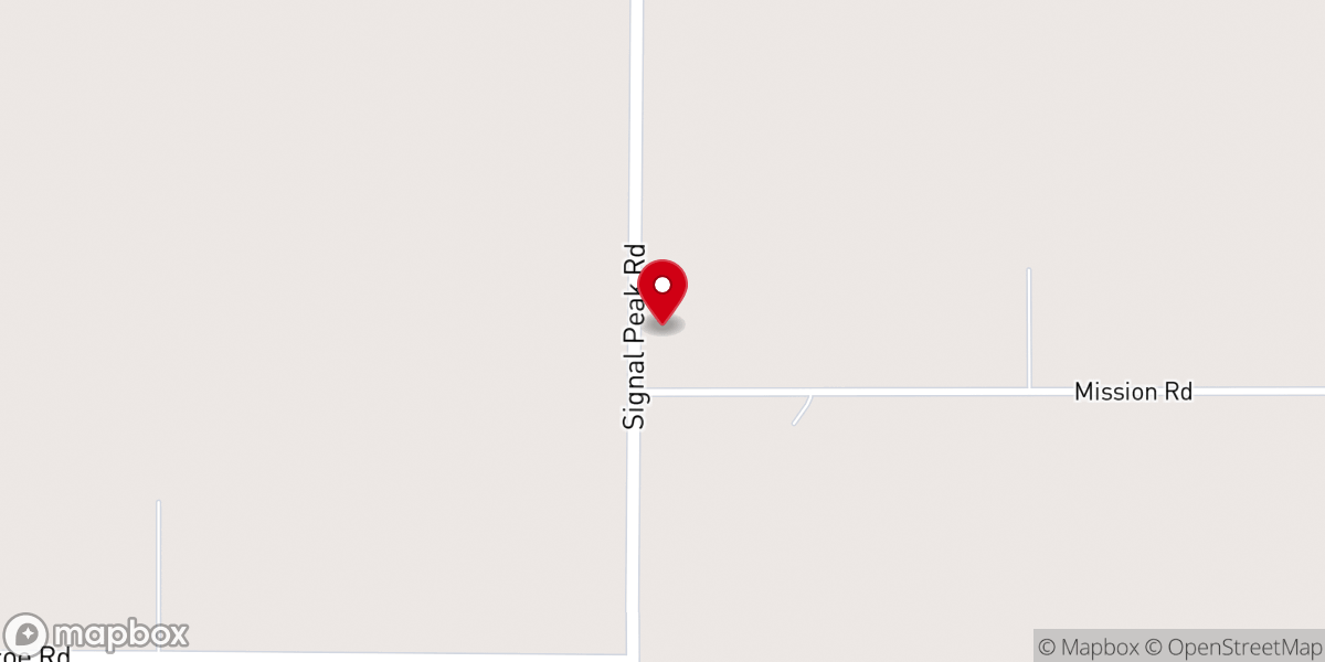 Map showing location of Yakima Christian Mission