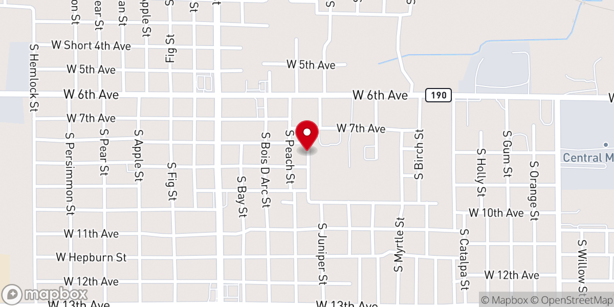 Map showing location of Watkin Chapel