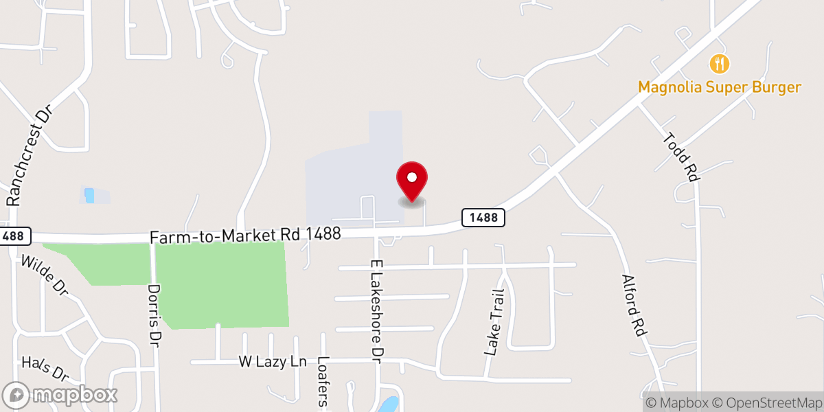 Map showing location of Saint Paul Lutheran Church
