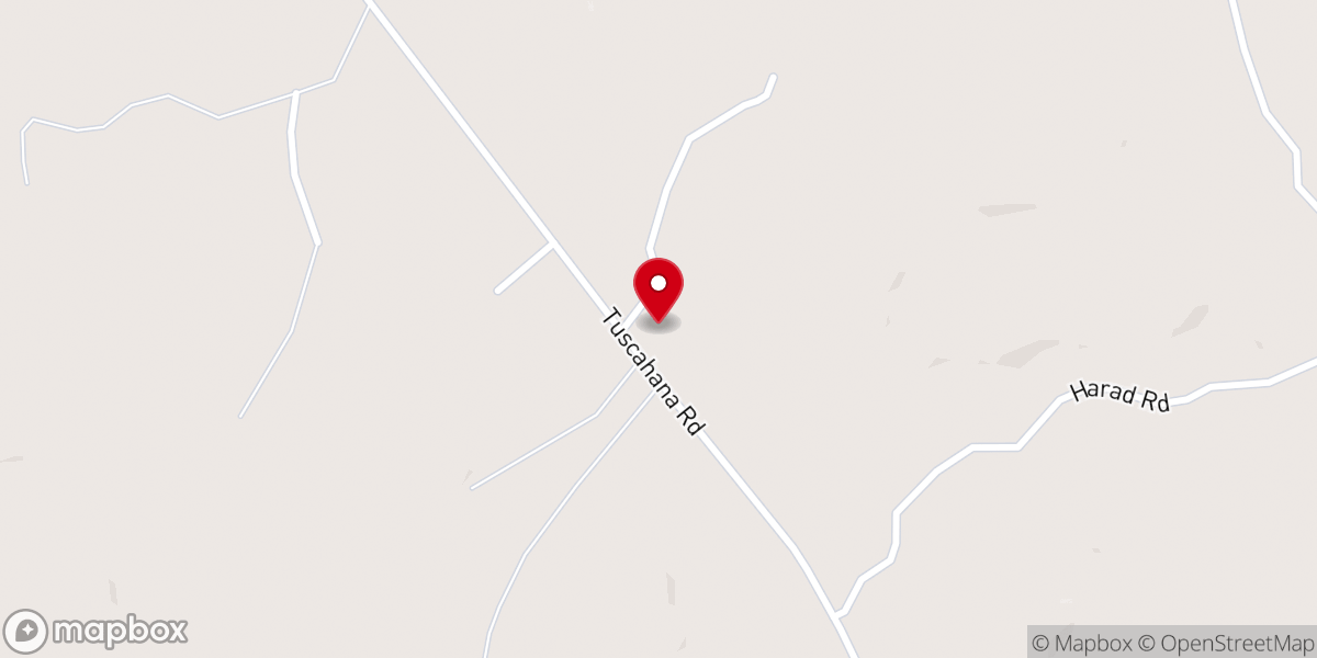 Map showing location of Fairview Baptist Church