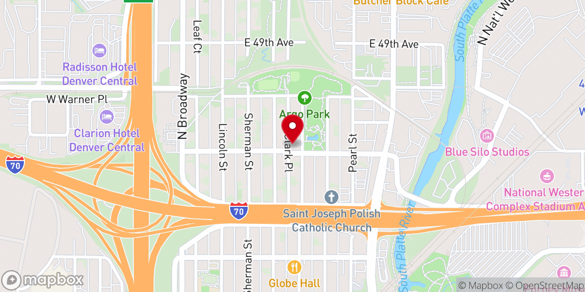 Map showing location of Holy Transfiguration of Christ Orthodox Cathedral