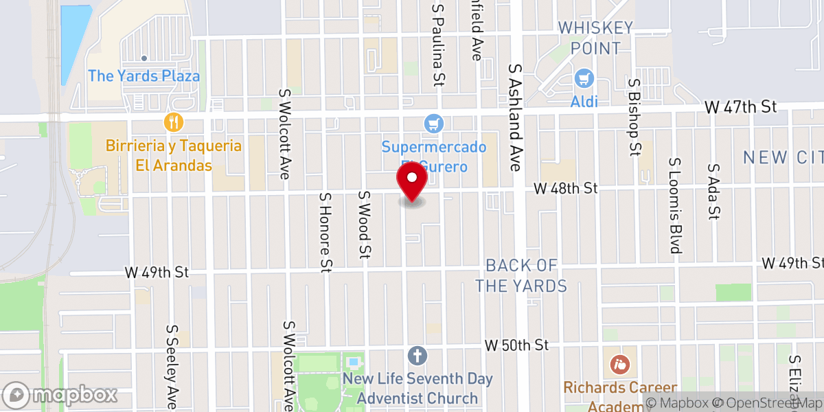 Map showing location of St Joseph Catholic Church (St Oscar Romero Parish)