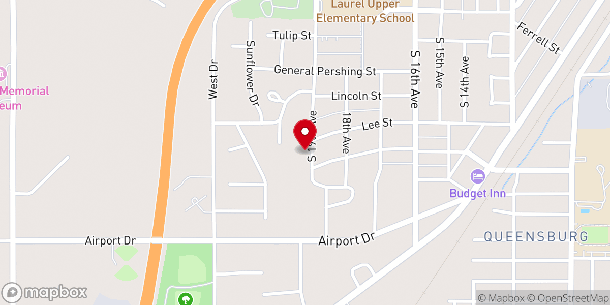 Map showing location of Unity Chapel