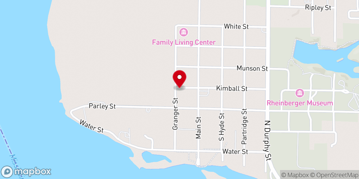 Map showing location of Brigham and Mary Ann Young Home