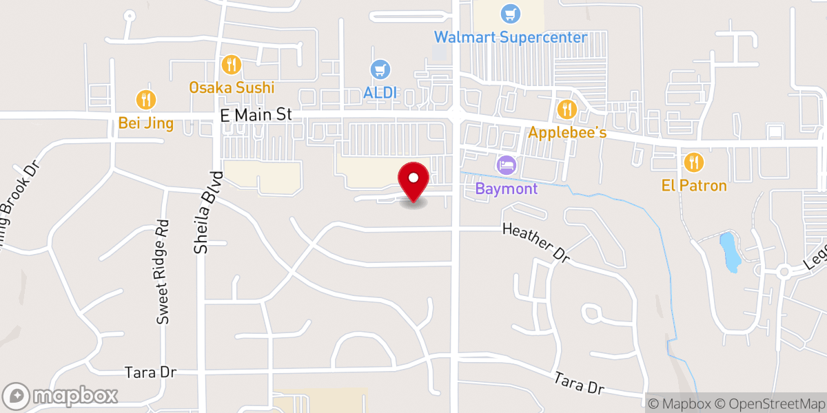 Map showing location of House of Hope