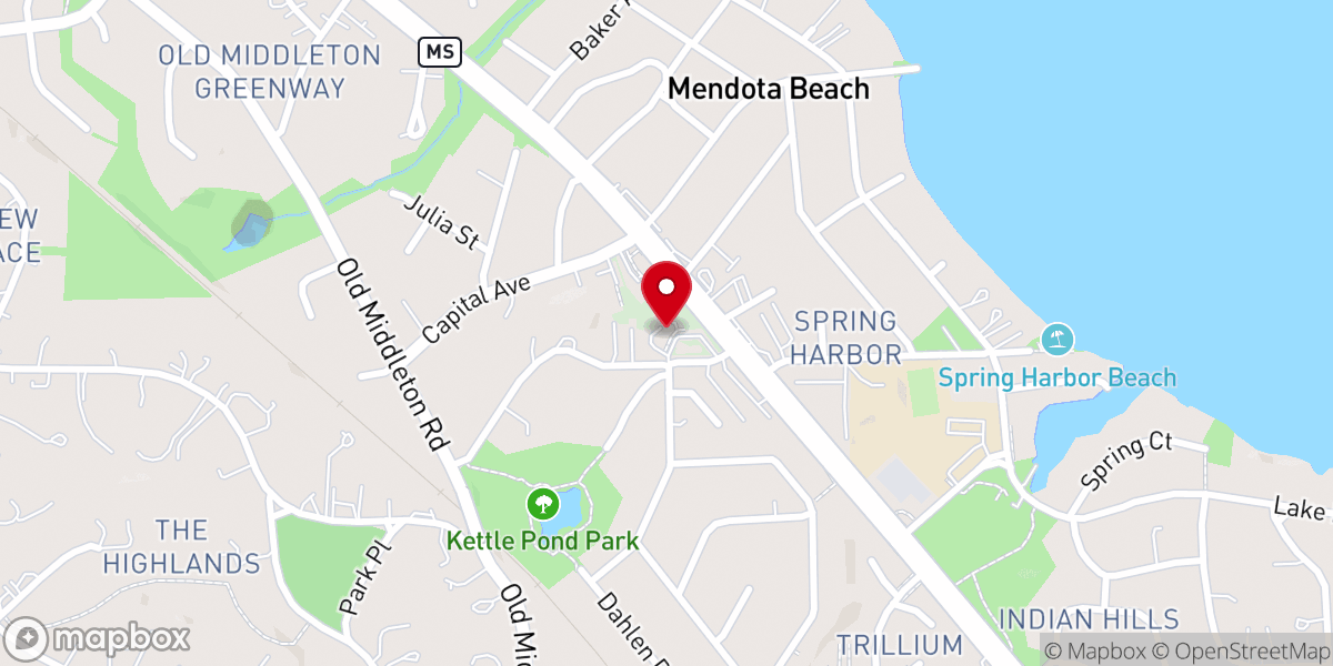 Map showing location of Dale Heights Presbyterian Church