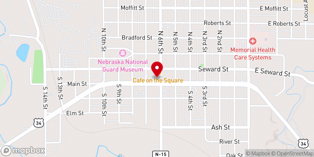 Map showing location of Mercy City Seward