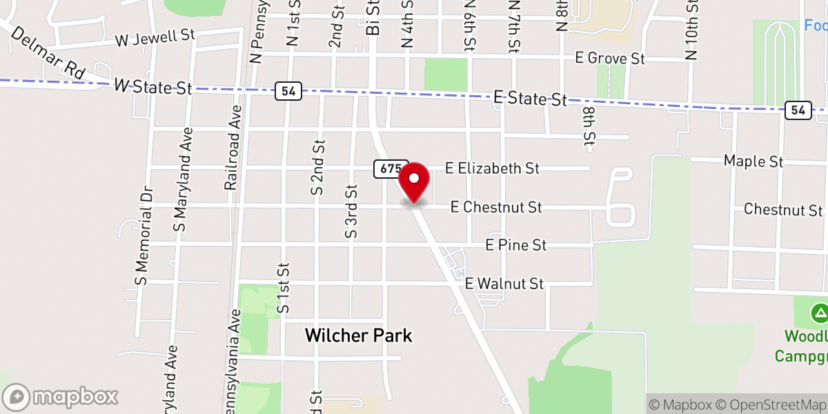 Map showing location of Church of the Redeemer of Salisbury