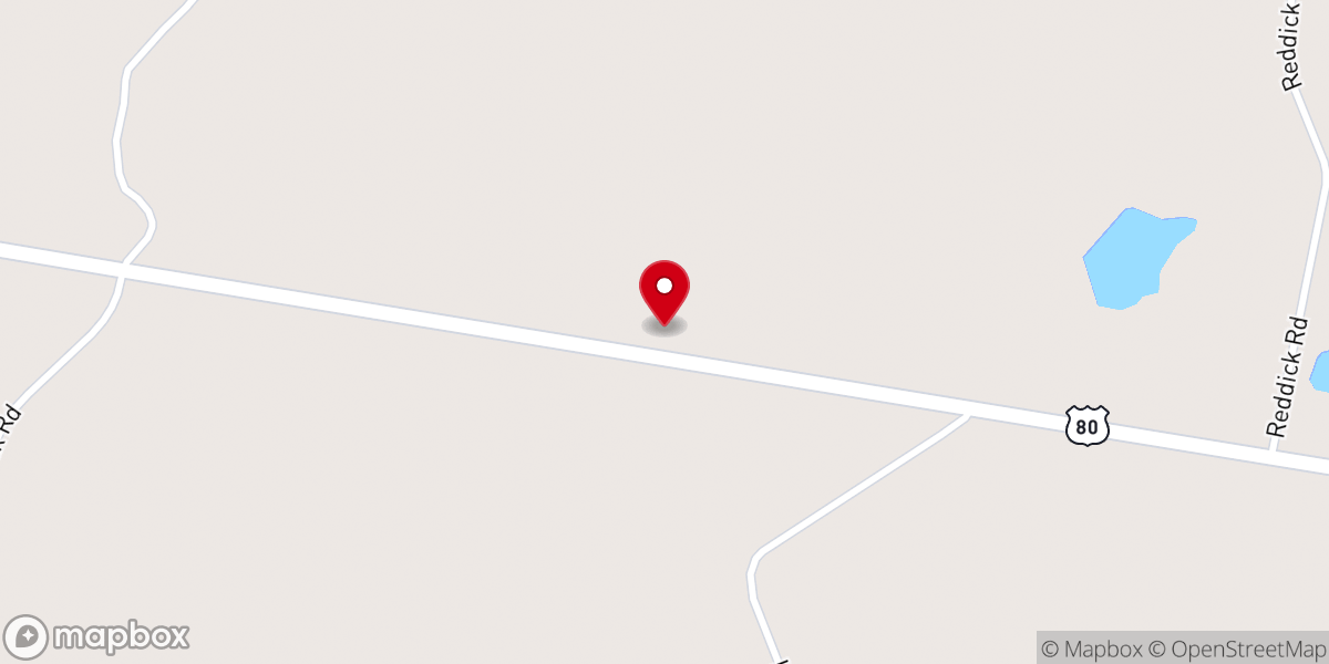 Map showing location of Aaron Church