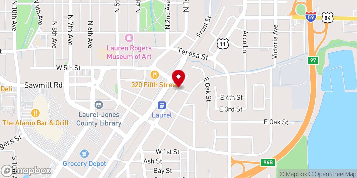 Map showing location of Greater Beaver Meadow Missionary Baptist Church Inc