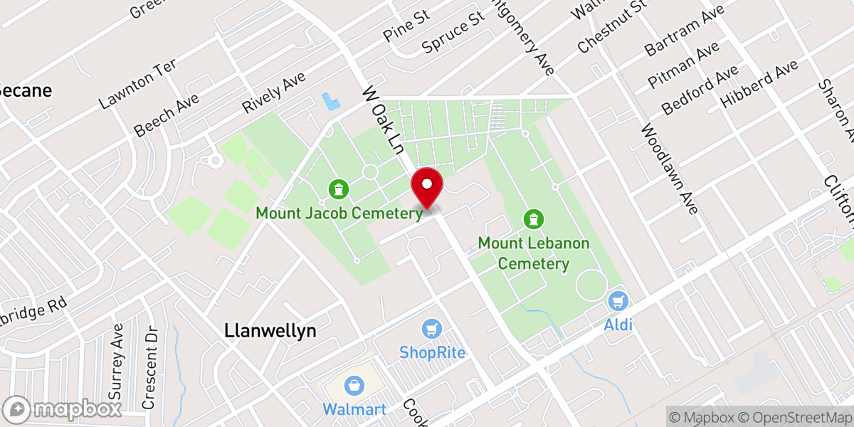 Map showing location of Ever Abundant Life Church