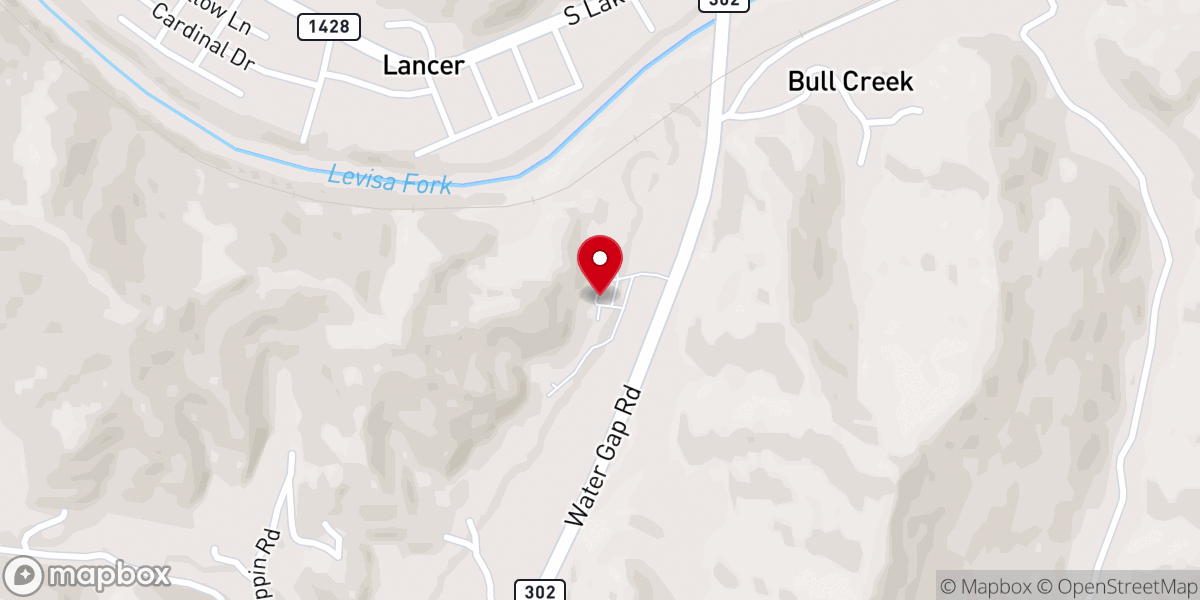 Map showing location of Catholic Charities of the Diocese of Lexington