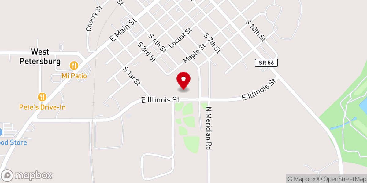 Map showing location of Mosaic Church