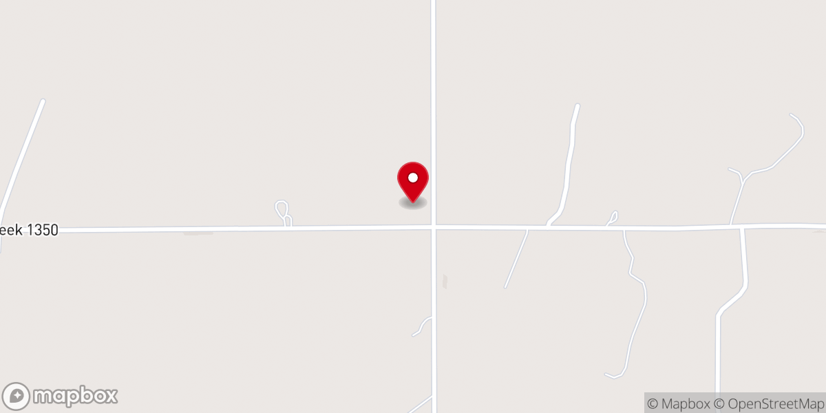 Map showing location of Plainview Mennonite Church