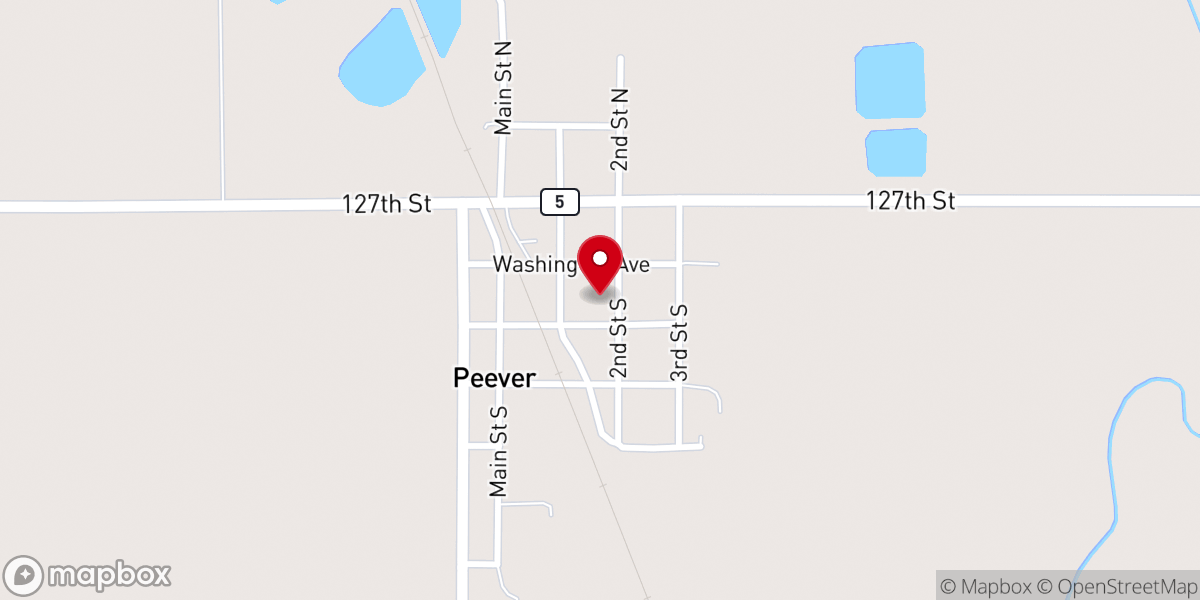 Map showing location of Bible Fellowship Community Church