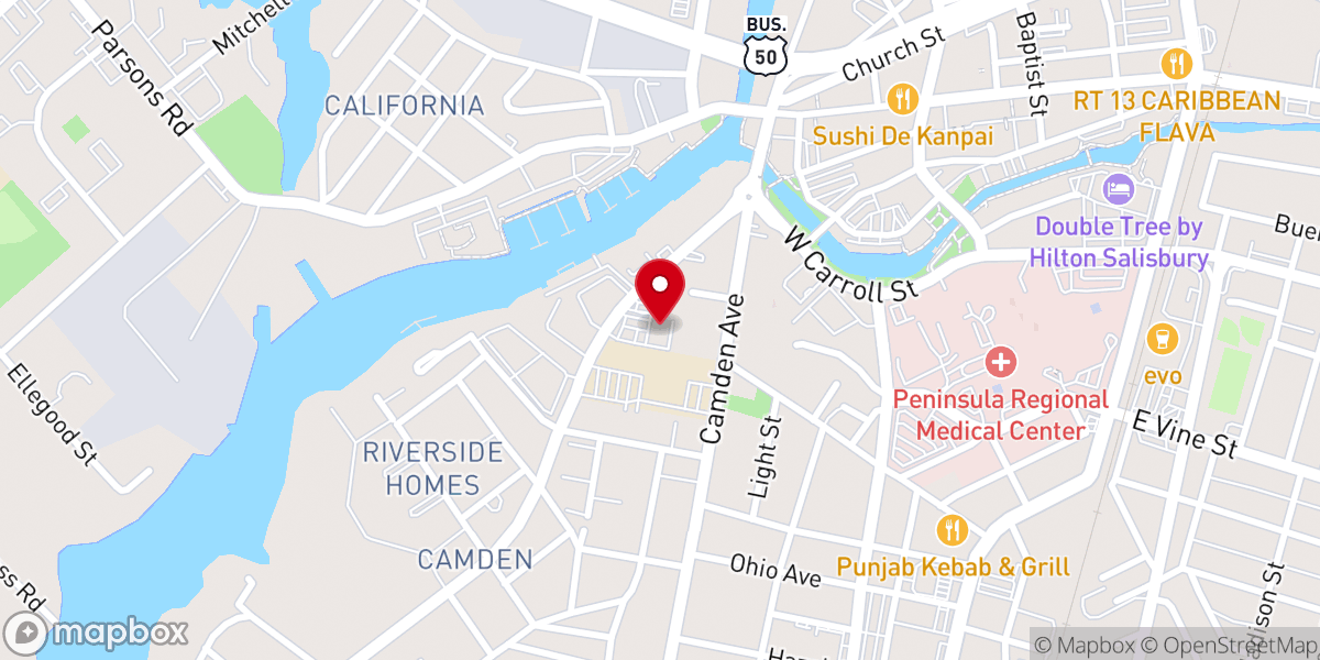 Map showing location of Faith Christian Center Day Care CTR