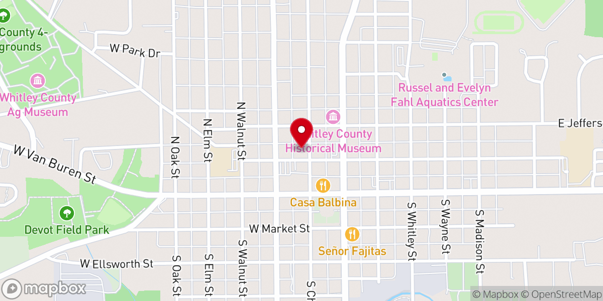 Map showing location of Community of Hope