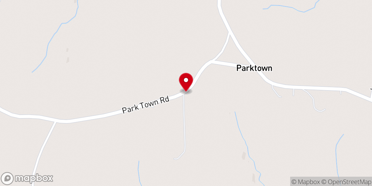Map showing location of Stony Lawn Church