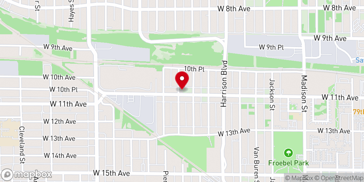 Map showing location of Honterus Evangelical Lutheran Church