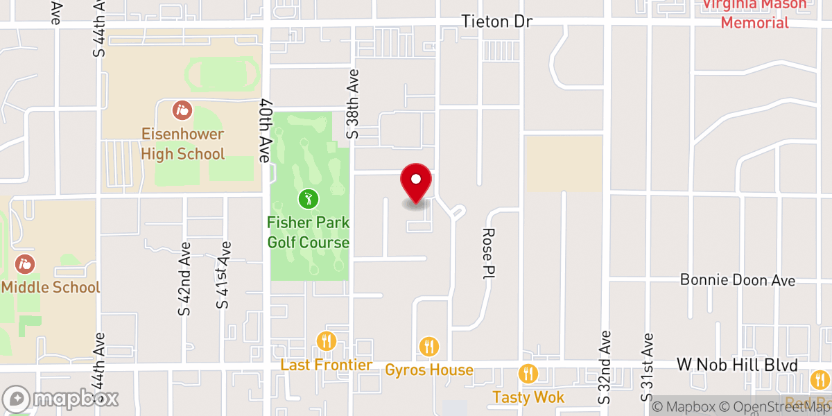Map showing location of The Alliance - A Church For Yakima