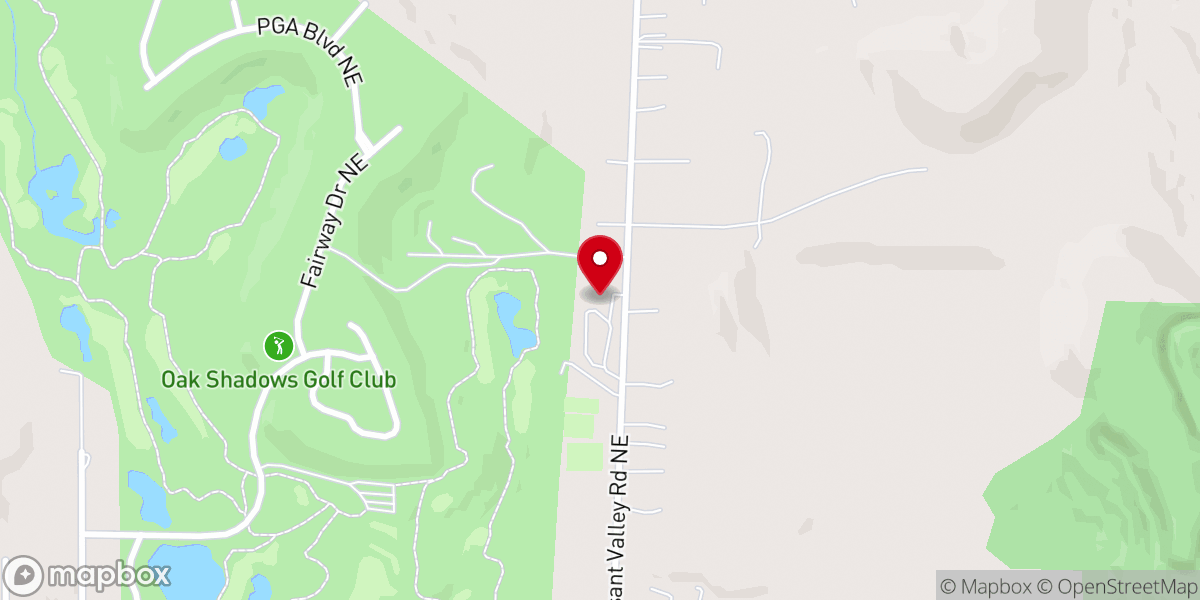 Map showing location of Faith Christian Church
