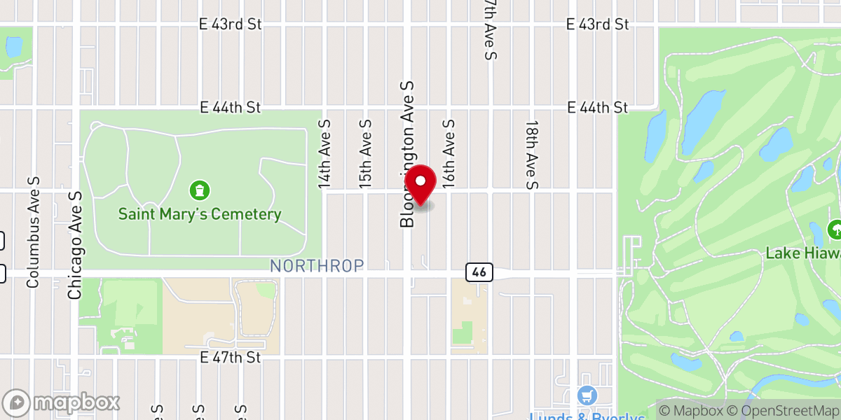 Map showing location of Living Spirit United Methodist Church