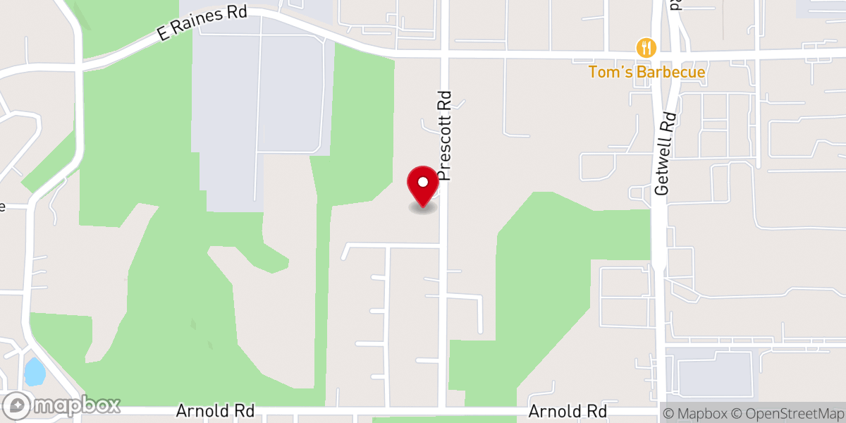 Map showing location of Victory Heights Church