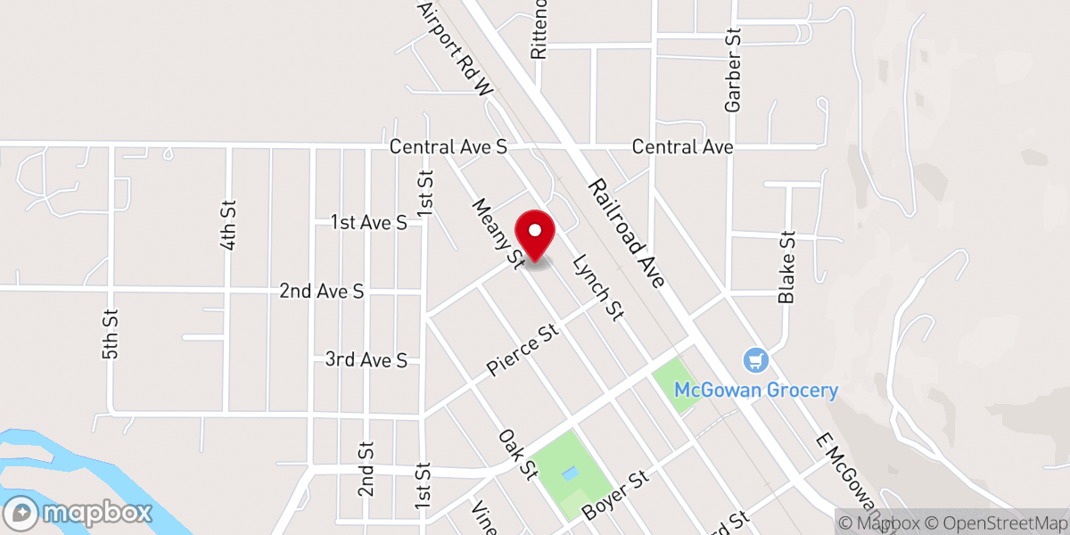 Map showing location of Plains United Methodist Church