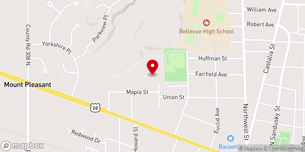 Map showing location of Salvation Army