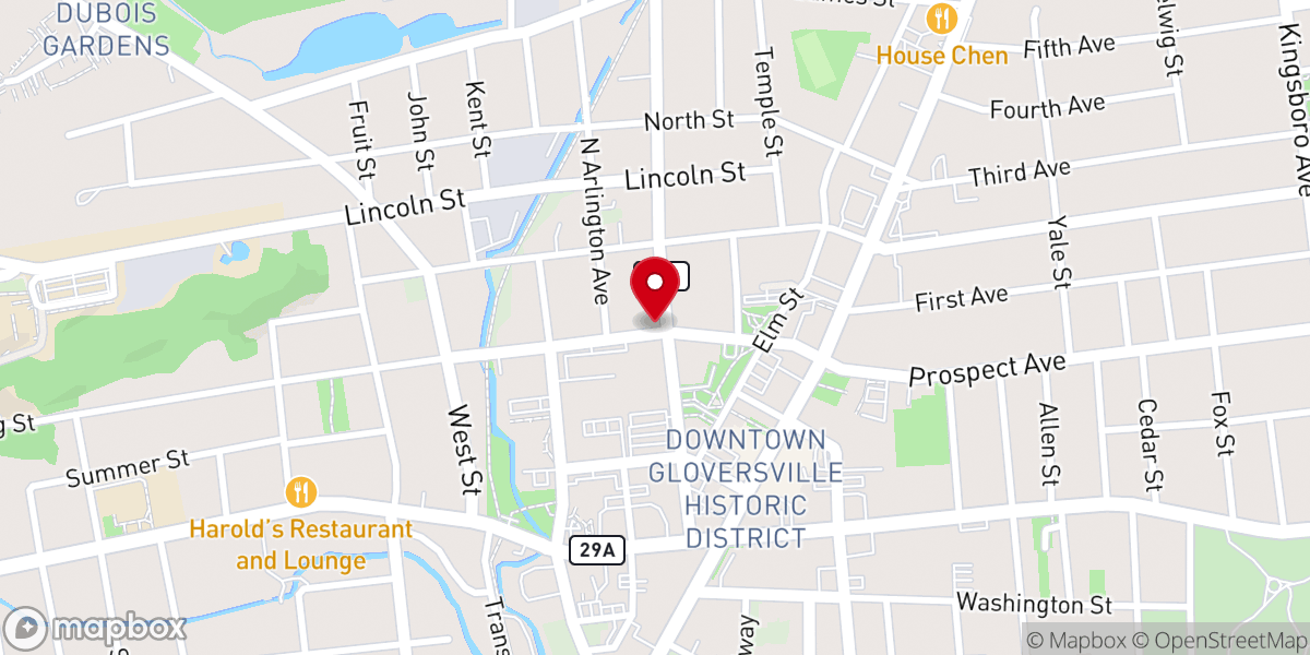 Map showing location of Bleecker Street Church-Christ