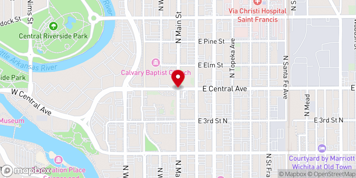 Map showing location of Psalm 91 Ministries Inc