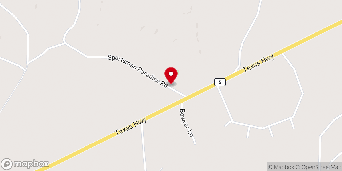 Map showing location of Pilgrim Rest Baptist Church