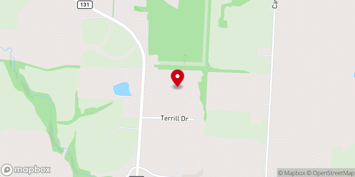 Map showing location of The Hilltop KC