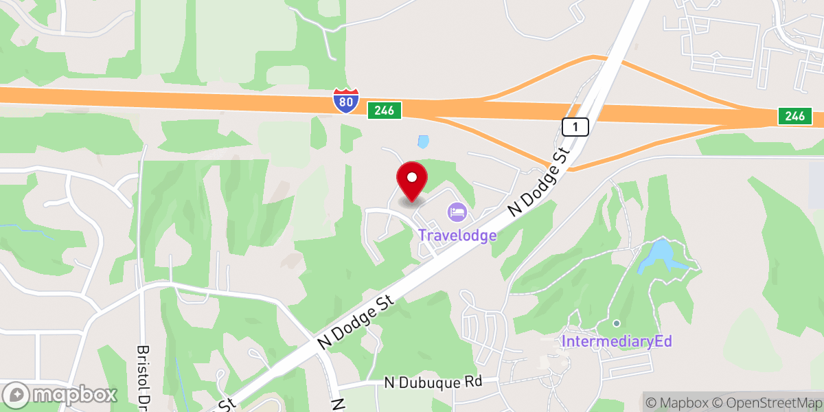 Map showing location of James Belisle Missionary Evangelism Inc