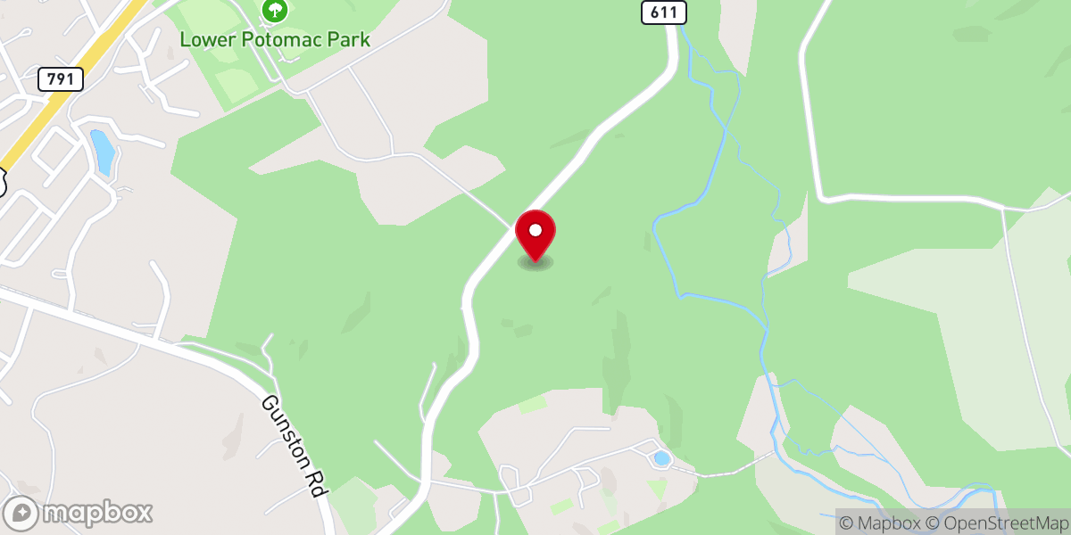 Map showing location of New Hope Church