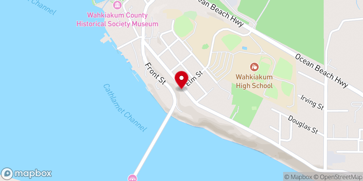 Map showing location of St Catherine Catholic Church