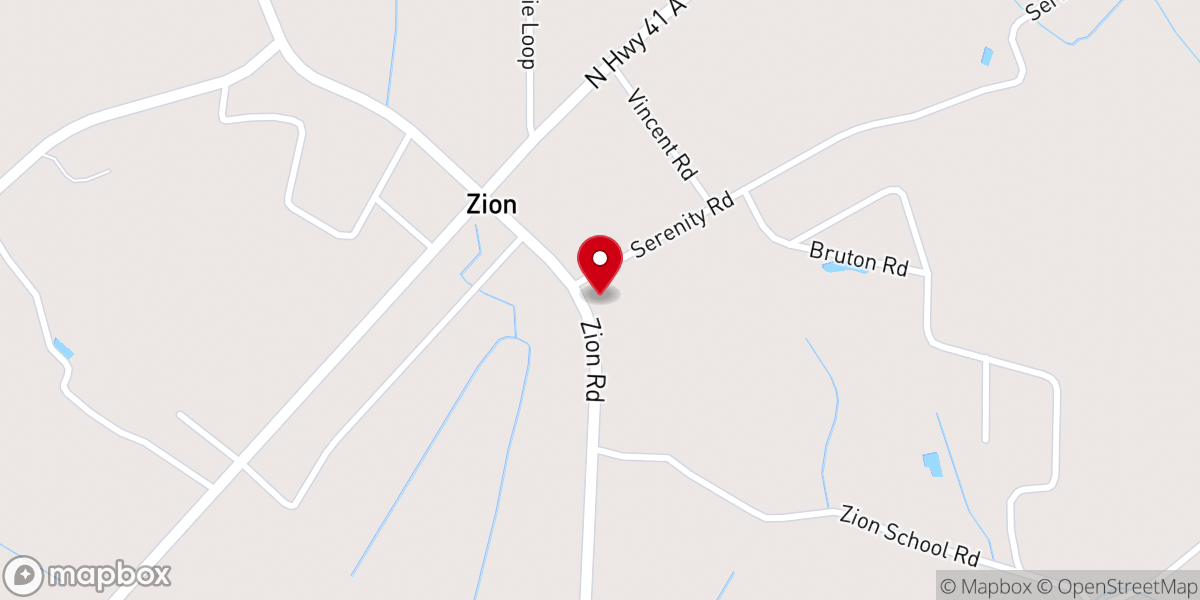 Map showing location of Pleasant Hill UMC Church