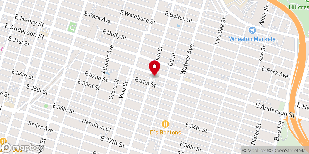 Map showing location of Fellowship of Love Community Church