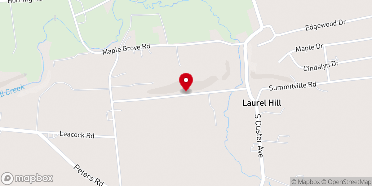 Map showing location of Salem Pentecostal Haitian Church New Holland