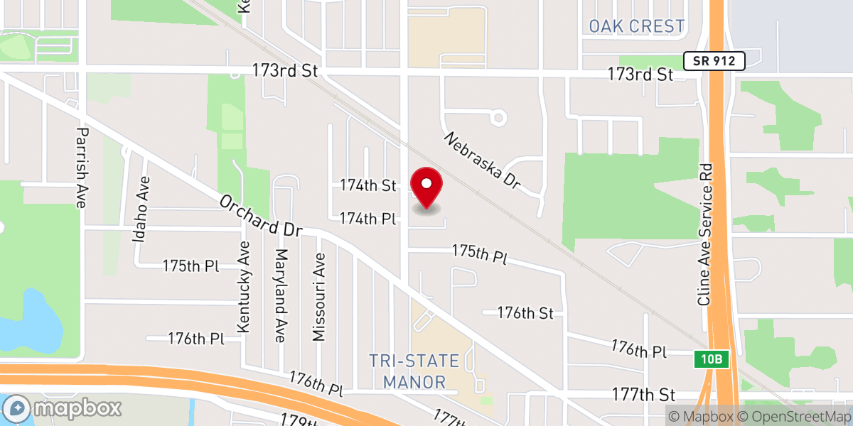 Map showing location of Harvest Apostolic Church