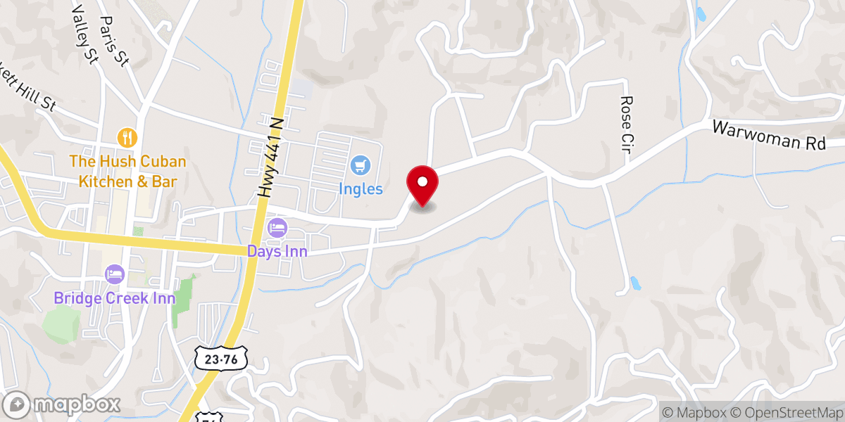Map showing location of St. James Episcopal Church