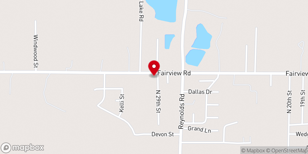 Map showing location of Peace Tabernacle Apostolic Church