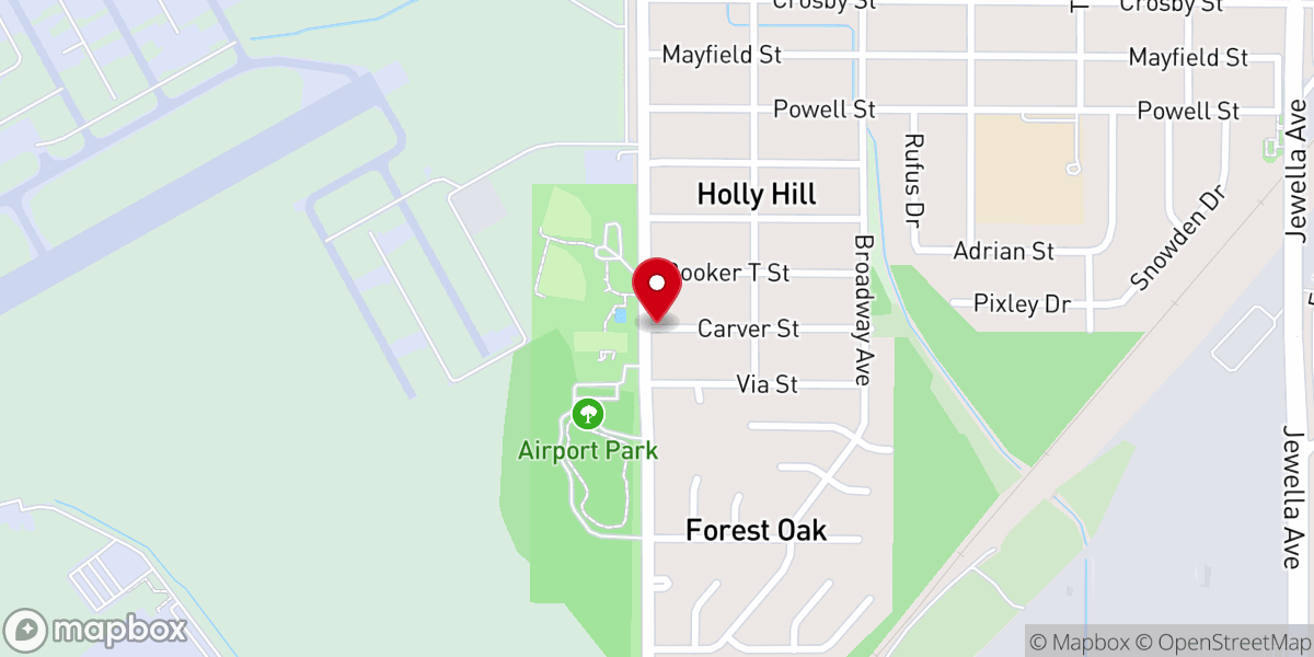 Map showing location of Emmanuel Church of God in Christ